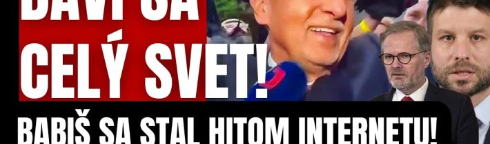 Baví sa celý svet! Babiš sa stal hitom internetu! Tvrdý odkaz pre Progresívcov #politika #fico