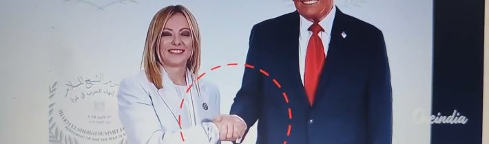 Meloniové EPICKÉ „koulení očima“ ZACHYCENO NA KAMEŘE v době, kdy Trump odmítá pustit její ruku…