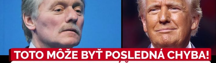 Putin je mimoriadne znepokojený. Peskov tlmočí mimoriadne stanovisko k rozhodnutiu Trumpa