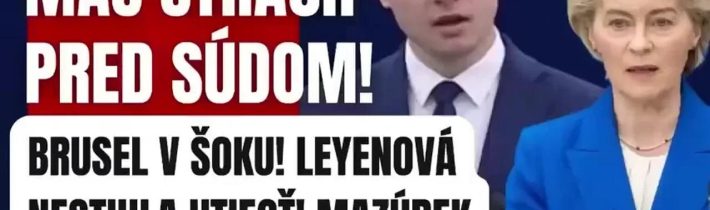 Mazurek prehovoril priamo pred kamerami! Von der Leyenová zostala bez slovenská politika republika