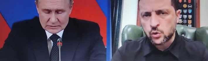 Ruská pekelná palba ničí ukrajinské bojové linie v době, kdy Putin napadá Zelenského falešné zprávy.