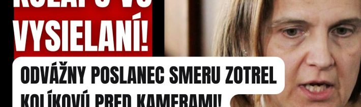 Moderátor onemel! Poslanec Smeru prešiel Kolíkovú ako buldozér #politika #fico #slovensko