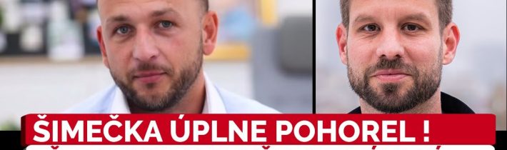 Šimečka totálne pohorel v priamom prenose. Minister Eštok ho ZOTREL FAKTAMI v politickej diskusii