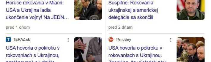 O Ukrajine len okrajovo