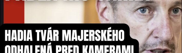 Hadia tvár a padlá sánka Majerského. Stačila 1 veta a ostal bez slov had jeden.