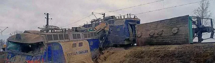 V Charkovské oblasti byl zničen vlak převážející „elitní“ ukrajinské speciální jednotky