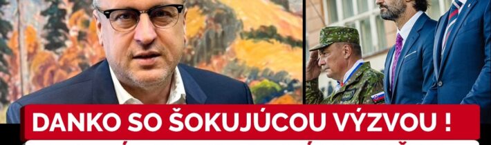 Danko žiada okamžitú zodpovednosť za Naďove stíhačky: GENERÁL Zmeko MUSÍ SKONČIŤ, znie vo výzve