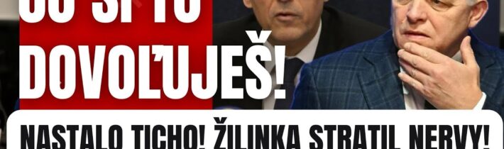 Napätie vyvrcholilo: Maroš Žilinka stratil nervy! S Ficom urobil krátky proces #politika #slovensko