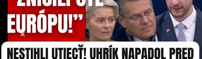 Nestihli ani utiecť: Uhrík vystavil Leyenovej a Šefčovičovi tvrdý účet #politika #slovensko #fico
