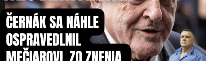 Mimoradne: Černák sa náhle ospravedlnil Mečiarovi. Z toho nehá mráz po chrbte