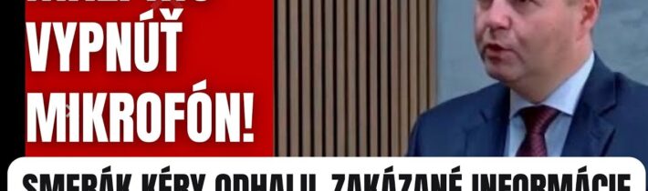 KONIEC falošnej hry: Kéryho náhly úder pred kamerami! Povedal to, čo sa iní boja#politika #slovensko