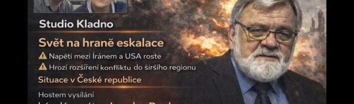 2026-03-24 – Studio Kladno –  Hostem vysílání je bývalý senátor Jaroslav Doubrava