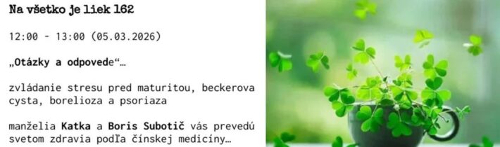 Na všetko je liek 162