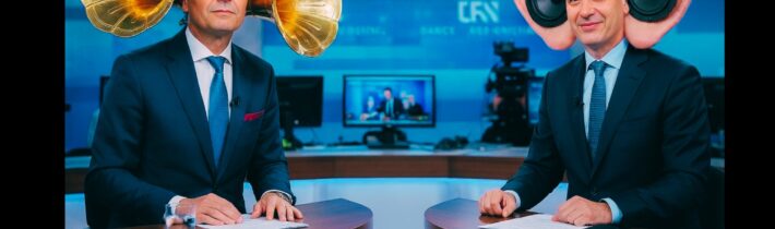 Sa tu riešia nejaké nasluchátka v diskusnej relácii…Tak nám napadlo, ako by …