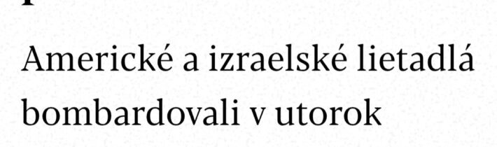 Takže školy a nemocnice. / Fľuska post 2026-03-04 16:01:16