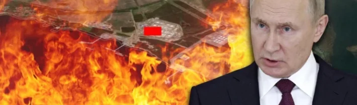 VIDEO: Rusko hoří! Záhadná exploze v Putinově strategickém uzlu: Stupeň pohotovosti zvýšen na maximum
