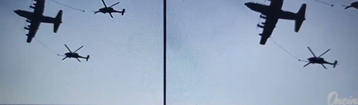 MRAZIVÉ VIDEO: Írán STŘÍLÍ po amerických helikoptérách Black Hawk, které pátraly po sestřeleném…