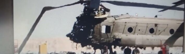 Írán ZNIČIL americkou helikoptéru CH-47 Chinook při dronovém útoku na vojenskou základnu Buehring…