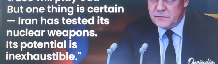 Íránská „JADERNÁ ZBRAŇ“ nutí Trumpa USTOUPIT? Mrazivé vyhlášení Putinova spojence Dmitrije…