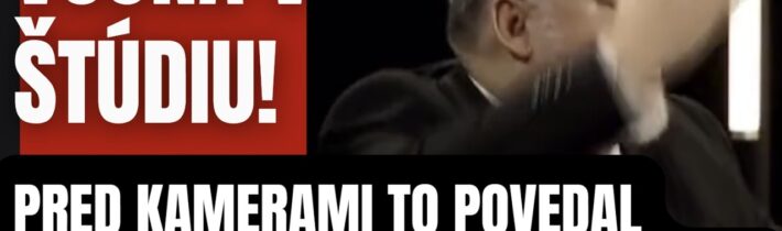 VOJNA v štúdiu! Nestihli ho vypnúť, Chmelár vypovedal poslušnosť!