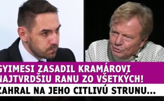 Gyimesi dal Kramárovi najtvrdšiu ranu, zahral na jeho citlivú strunu