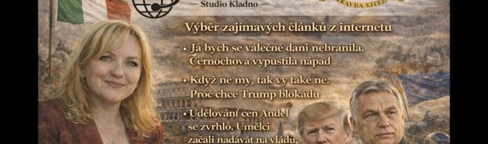 2026-04-13 – Studio Kladno – Výběr zajímavých článků z internetu