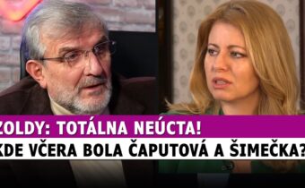 Zoldy: Čaputová ukázala totálnu neúctu, kde včera bola? Kramár