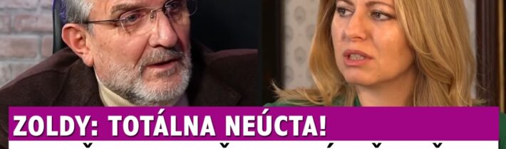 Zoldy: Čaputová ukázala totálnu neúctu, kde včera bola? Kramár