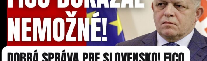 Závidí nám celý svet: Fico dokázal nemožné! Dobrá správa pre Slovensko #politika #fico #slovensko
