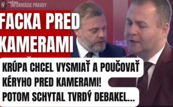 Tvrdý debakel: Krúpa chcel poučovať Kéryho! Ten ho rozbil pred kamerami #politika #slovensko #fico