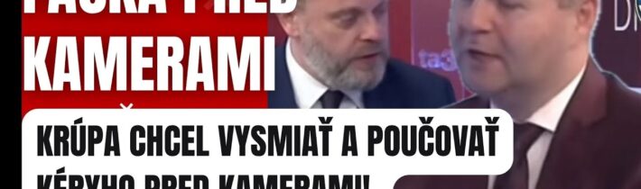 Tvrdý debakel: Krúpa chcel poučovať Kéryho! Ten ho rozbil pred kamerami #politika #slovensko #fico