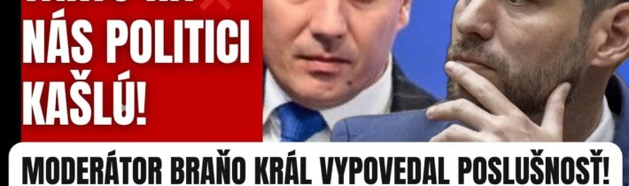 Toto sú politici: Moderátor Braňo Král vypovedal poslušnosť pred kamerami #politika #slovensko #fico