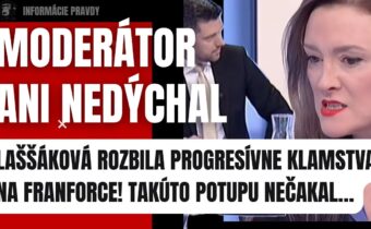 Moderátor ani nedýchal! Laššáková rozbila progresívne klamstva na franforce #politika #slovensko