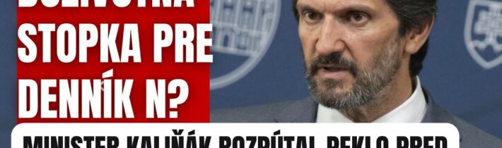 Doživotná STOPKA pre Denník N? Kaliňák rozpútal PEKLO pre kamerami #politika #slovensko #fico #smer
