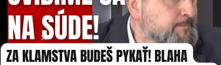 Uvidíme sa na súde: Blaha usvedčil progresivca pred kamerami #slovensko #politika #fico #smersd