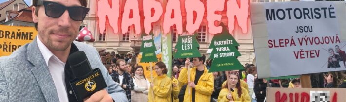 NAPADENÍ A KŘIK EXTREMISTŮ! Reportáž z demonstrace „přírodu si škrtnout necháme‘