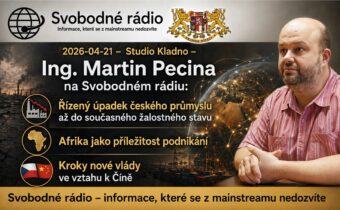 2026-04-21 – Studio Kladno –  Ing. Martin Pecina na Svobodném rádiu.