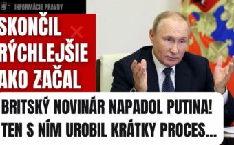 Tvrdý úder: Britský novinár chcel poučovať Putina! Potom prišlo to, čo nečakal #politika #slovensko