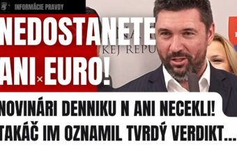Novinári Denníku N ani necekli! Minister Takáč im oznámil tvrdý verdikt #politika #slovensko #fico