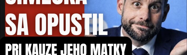 Šimečka sa opustil. Je uznaný zo šírenia konšpirácií a bludov. Toto predviedol pred kamerami