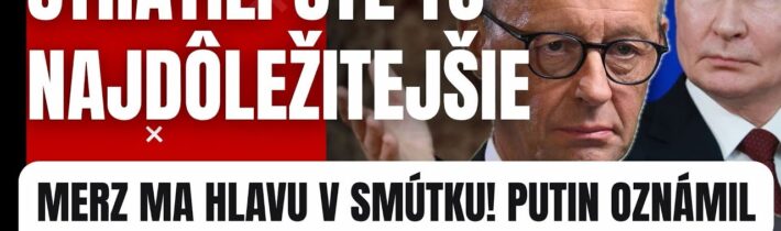 Merz ma hlavu v smútku! Putin oznámil správu, ktorú Brusel nečakal #politika #slovensko #fico #smer