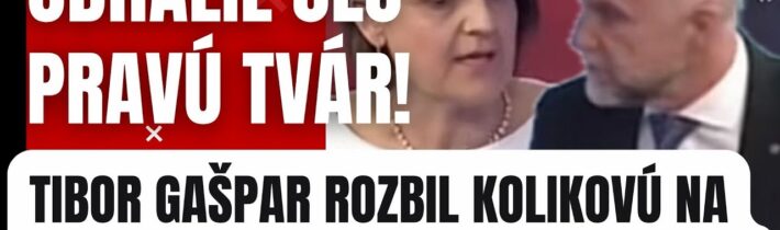 Náhly skrat: Koliková len lapala po dychu! Gašpar ju totálne rozbil na prach #politika #slovensko
