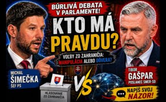 Voľby zo zahraničia: Manipulácia alebo dôvera? Gašpar vs. Šimečka