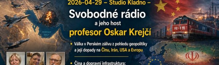 2026-04-29 – Studio Kladno – Svobodné rádio a jeho host profesor Oskar Krejčí …