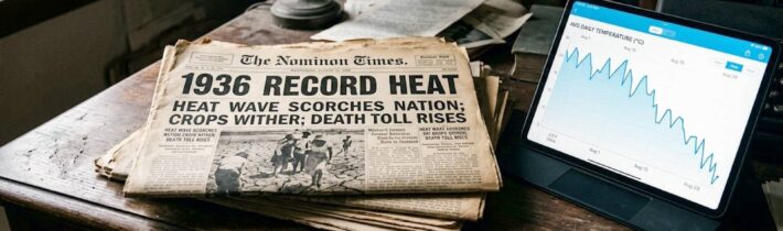 Studie: V USA se teplota nezvýšila od roku 1899!