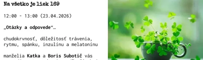 Na všetko je liek 169