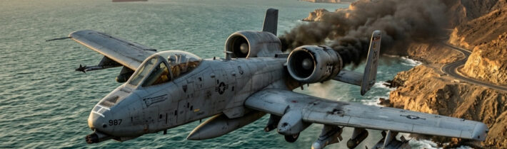 Záchranná mise se změnila v noční můru: U Hormuzu spadl americký Warthog