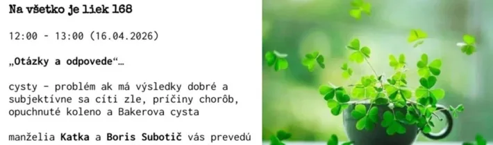 Na všetko je liek 168