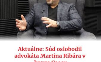 Advokát Martin Ribár bol v kauze Casey oslobodený spod obžaloby. Sudca Kapinaj r… @Jajka Správy post 2026-04-15 16:00:41