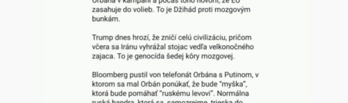 Ďalšie bez komentára @Jajka Správy post 2026-04-07 20:00:24